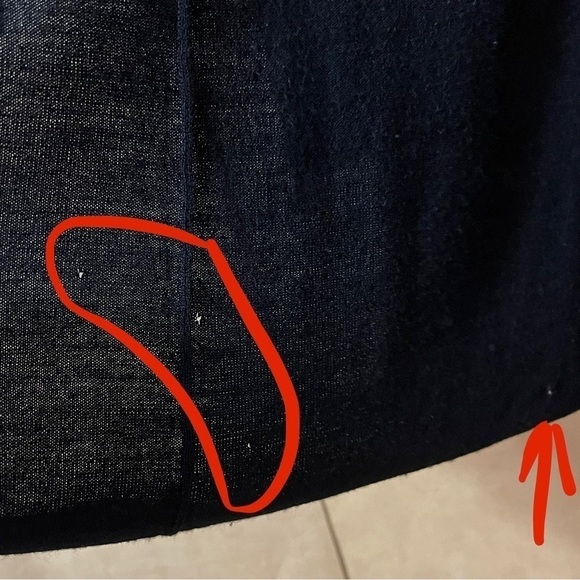 Tory Burch | Merino Wool Ruffle Trim Cardigan Sweater Open Front Black Size S - Picture 15 of 16